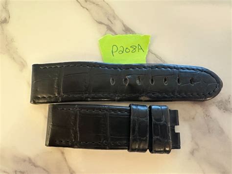 OEM/Authentic Officine Panerai Black Alligator Band/Strap 44mm 